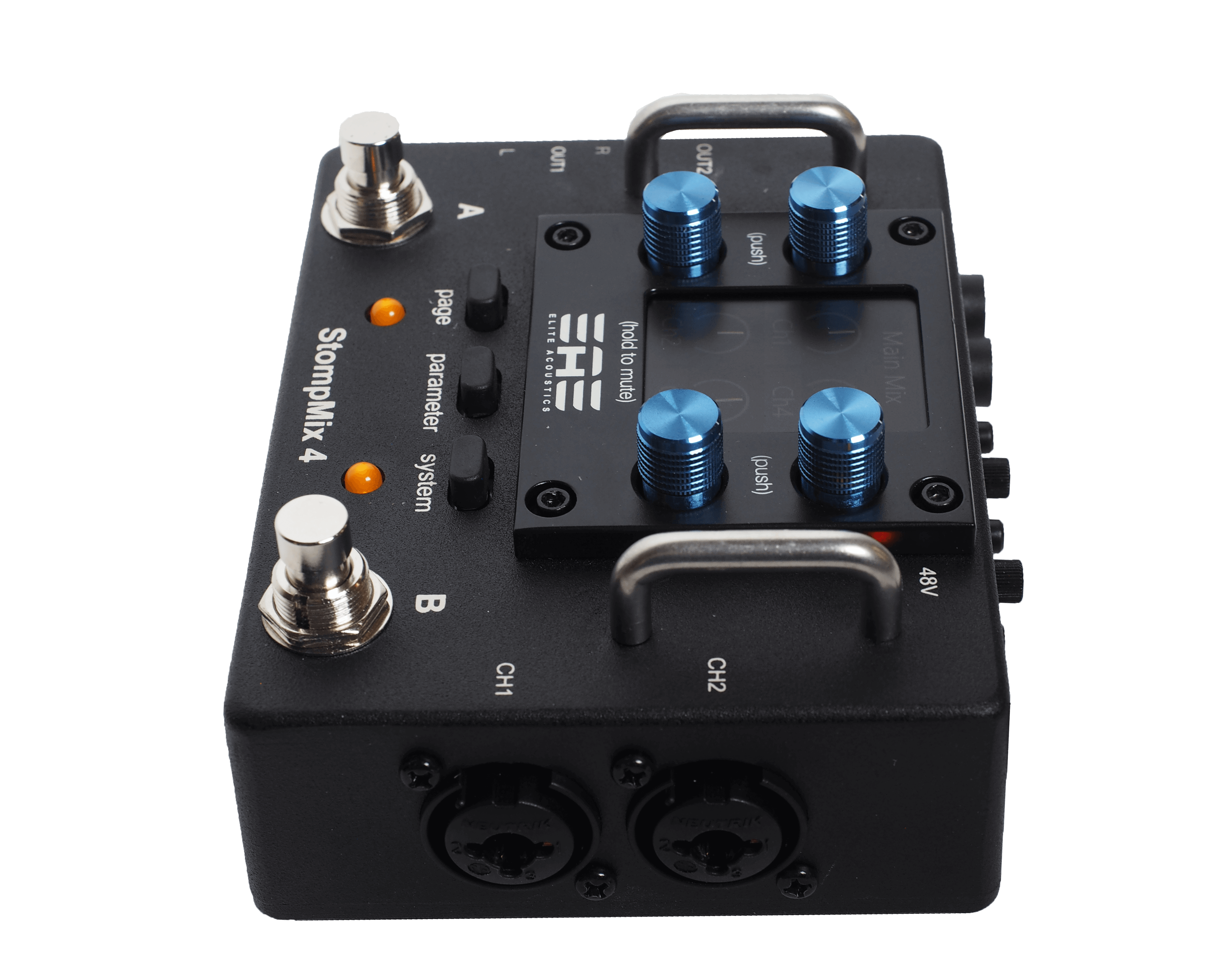 EAE StompMix 4 Compact Digital Mixer Pedal Elite Acoustics