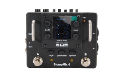 Elite Acoustics EAE StompMix 4 Four Channel Digital Mixer Pedal