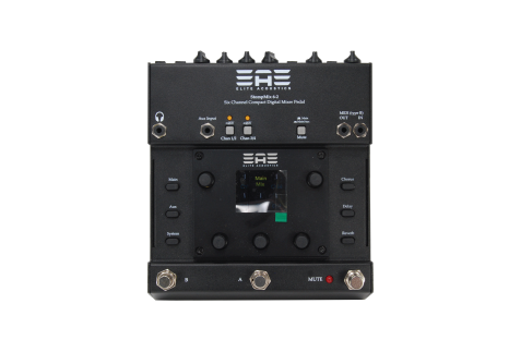 Elite Acousitcs EAE Stompmix 6-2 Six Chan Audio Digital Mixer Pedal